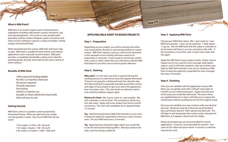 Homestead House Milk Paint Guide